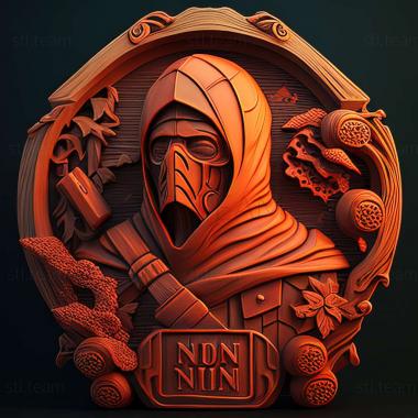 3D model Red Ninja End of Honor game (STL)